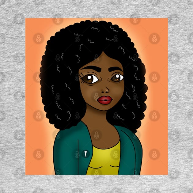 cute melanin babe by Spinkly Creations 